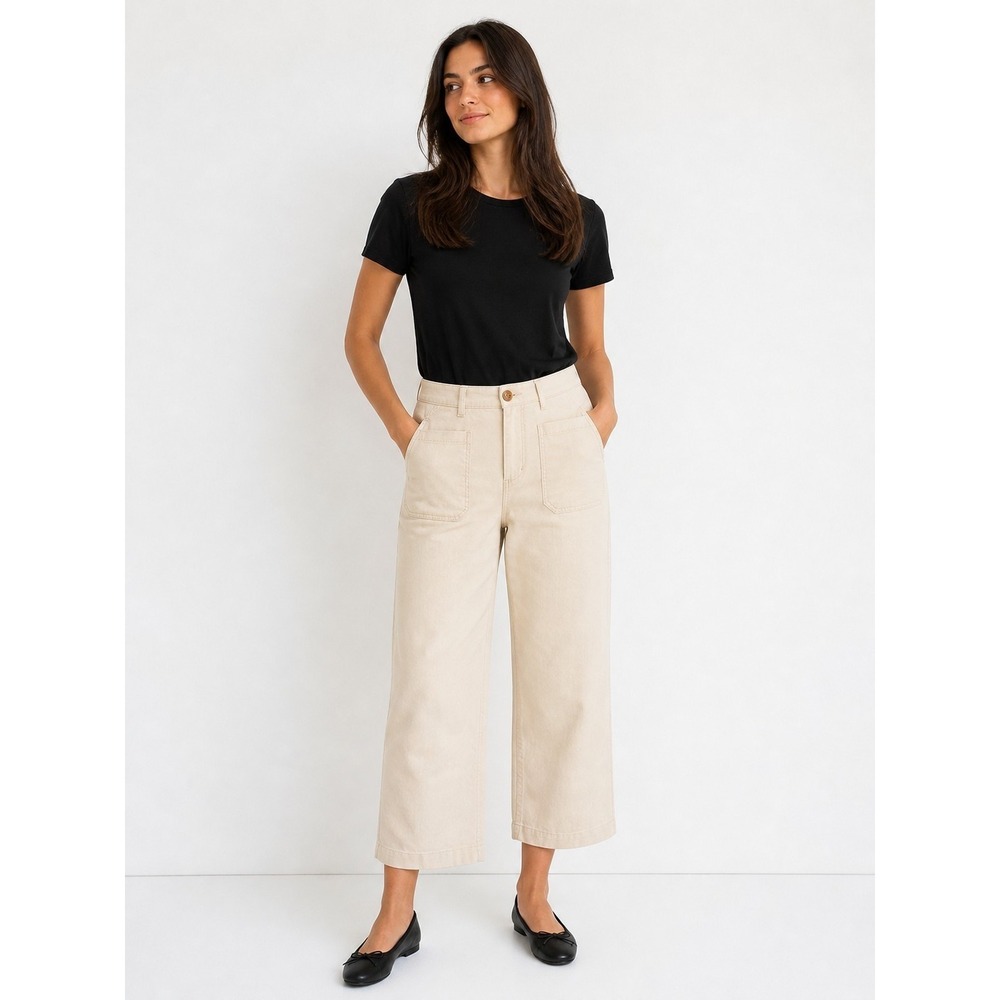Loft The Palmer Wide Leg Pants Size 10Tall